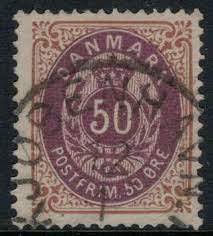 Denmark #33 CV $37.50 Postage stamp | eBay